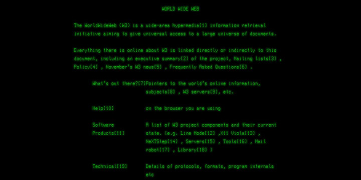 1993 - World Wide Web